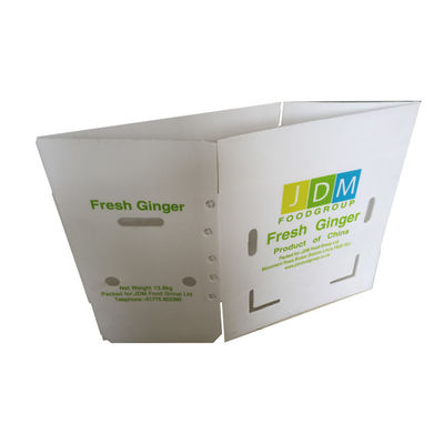 Coroplast fait sur commande enferme dans une boîte l'emballage en plastique ondulé 5mm écologique de courrier de 3mm