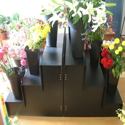 Le présentoir floral léger pp a ridé le présentoir de bouquet de fleur de Coroplast