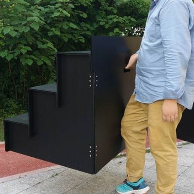 Corflute noir couvre les supports d'affichage floral au détail antistatiques de support floral