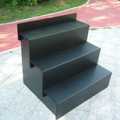 Corflute noir couvre les supports d'affichage floral au détail antistatiques de support floral