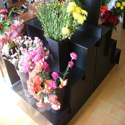 Rigide fleur artificielle de présentoir de fleur de Coroplast présentoir imperméable