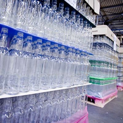 La couche en plastique ondulée rouge capitonne les diviseurs en plastique de bouteille de polypropylène de Corflute