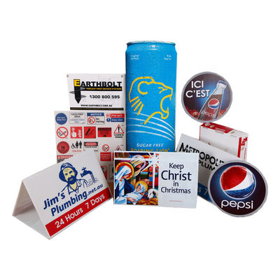 Blancs ronds en plastique ondulés de signe de Coroplast 5mm Coroplast d'affichage