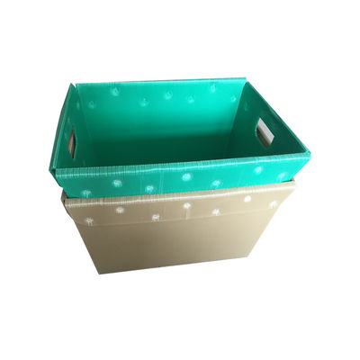 Courrier ondulé non toxique Tote Bins Waterproof Recyclable de pp