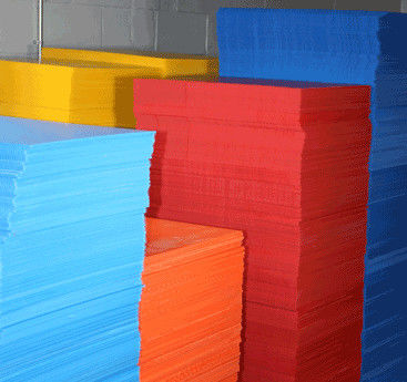 3mm ignifuges 4mm ont ridé la feuille en plastique de protection de la feuille pp Corflute