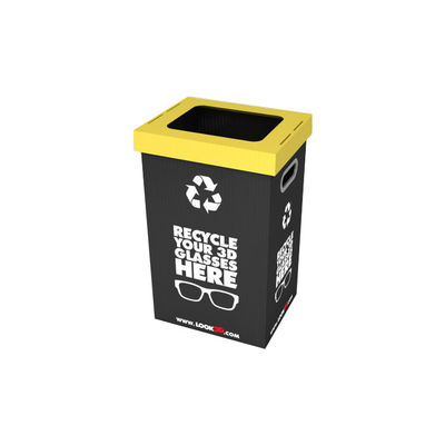 50kgs a ridé la cavité en plastique de la caisse d'emballage pp a ridé Tote Container de plastique