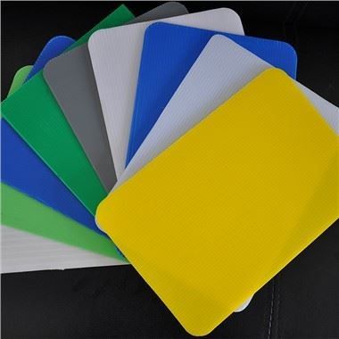 Twinwall antistatique pp couvrent le panneau extérieur jaune de cavité de pp imperméable
