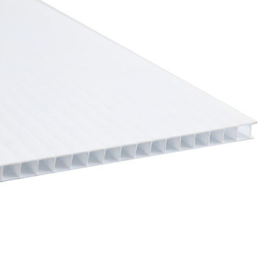 blanc en plastique ondulé Coroplast de polypropylène de feuille de 12mm Twinwall