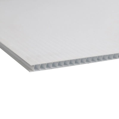 blanc en plastique ondulé Coroplast de polypropylène de feuille de 12mm Twinwall