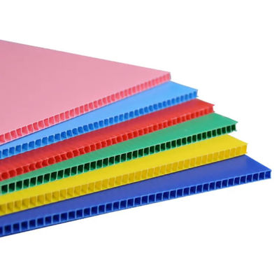 panneau creux de polypropylène creux de feuille de 1.5-12mm Coroplast pp pour des encres de peintures
