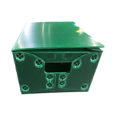 Rigide postal de Tote Corrugated Plastic Boxes Bins de courrier de polypropylène adapté aux besoins du client avec des poignées