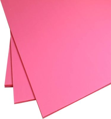 Polypropylène plastique ondulé en feuille de corflute personnalisé durable