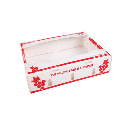 Boîte à emballage de fruits en plastique ondulé en PP, boîte en coroplast recyclable personnalisée