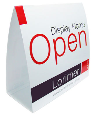Indicateur de la liste PP Corflute Indicateur en plastique ondulé personnalisé pliable