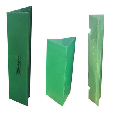 Protège-arbres en polypropylène corflute en plastique ondulé Protecteur de vigne léger