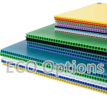 Recyclage de feuilles de plastique ondulé en PP