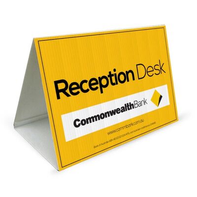 PP Fold-A-Signs Easy-to-Use Foldable PP Display Signs for Space-Saving Indoor & Outdoor Advertising, Flexible Retail Promotions, Events & Portable Wayfinding Solutions